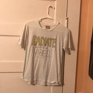 radiate positive vibes t shirt